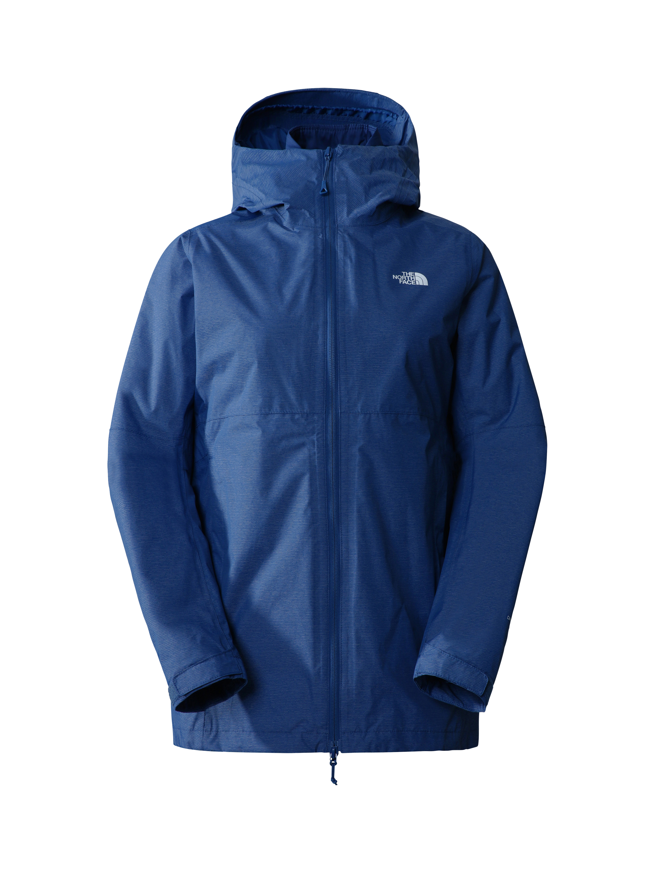 Product image 7 of 8, which shows The North Face Hikesteller Triclimate Hooded Jacket, White Heather / Navy, S