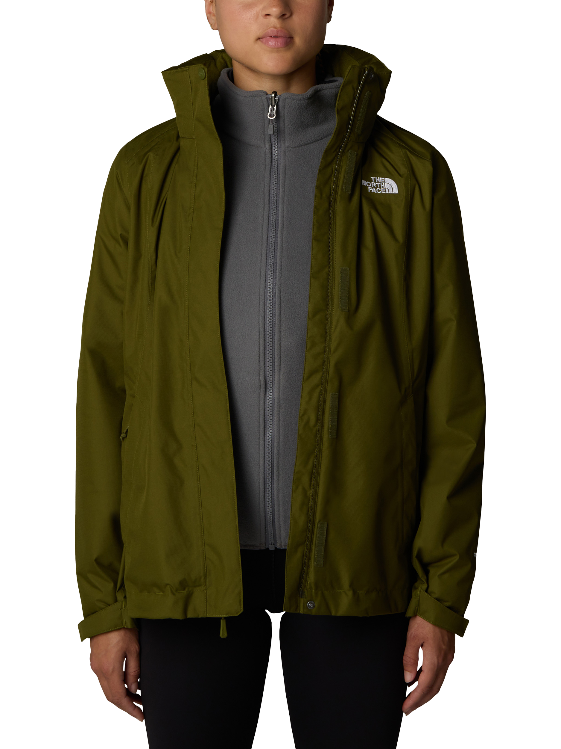 The North Face Evolve II Triclimate 2 in 1 Waterproof Women s Jacket Olive Pearl