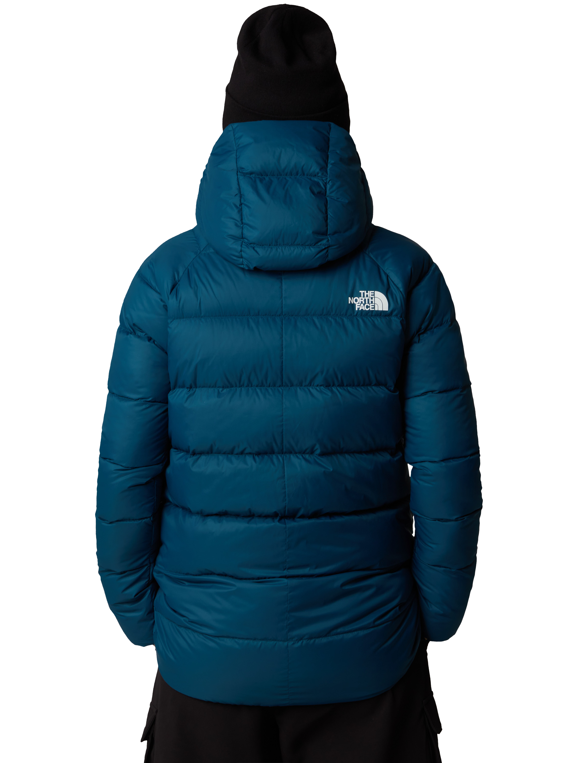 The North Face Women s Hyalite Down Hooded Jacket Midnight Petrol
