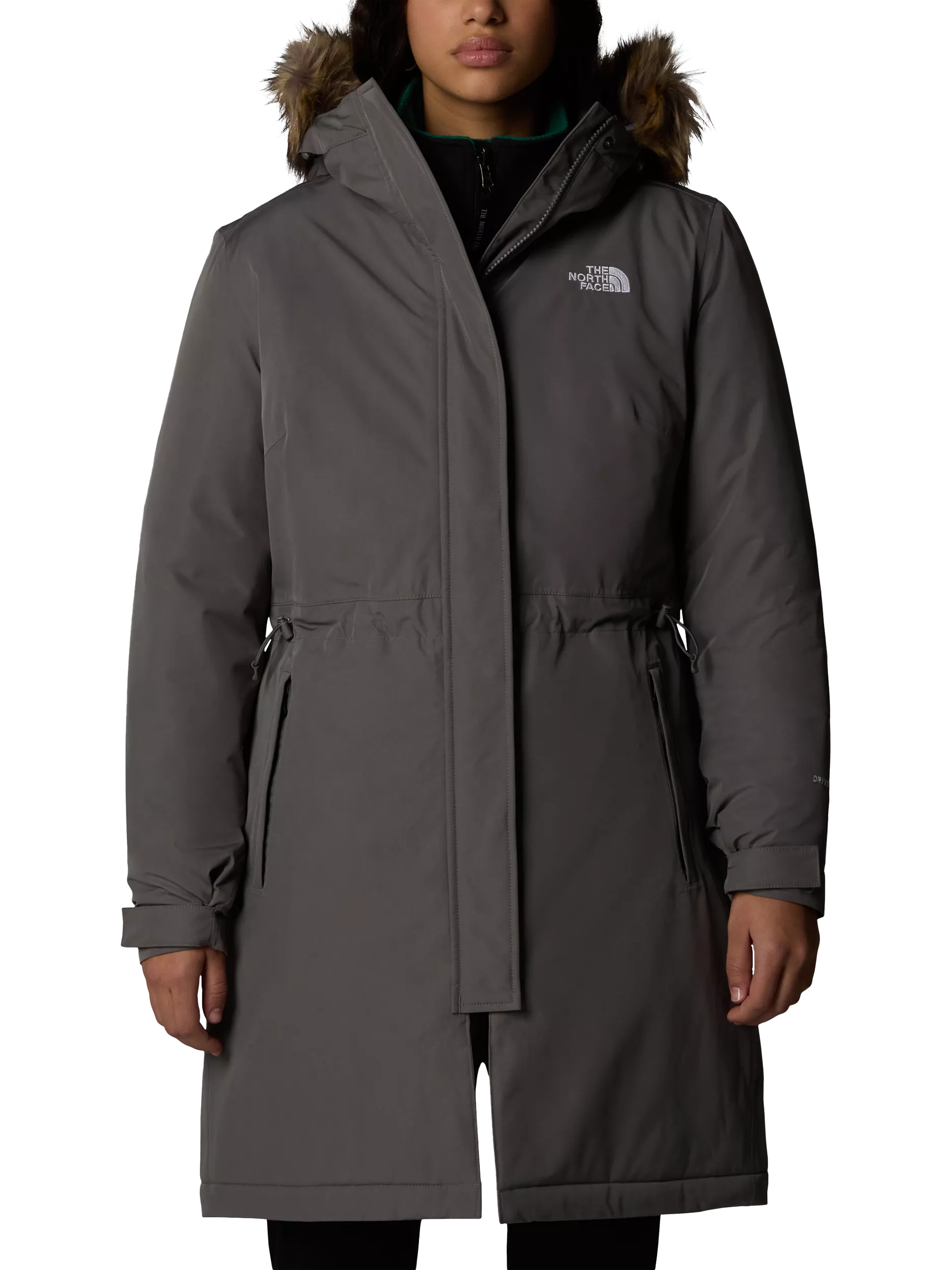 The North Face Zaneck Waterproof Insulated Parka Coat, Smoked Pearl