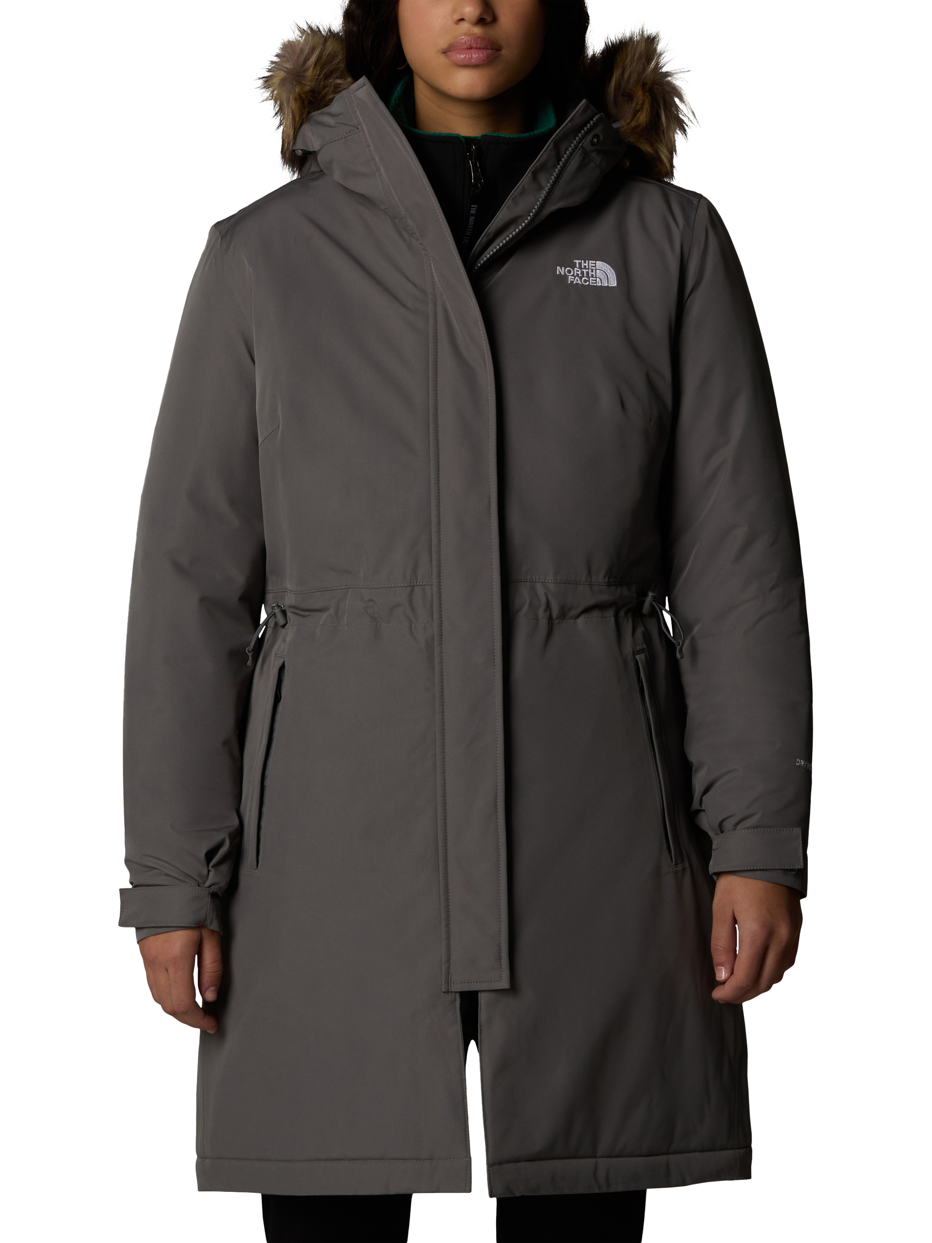 The North Face Zaneck Waterproof Insulated Parka Coat Smoked Pearl