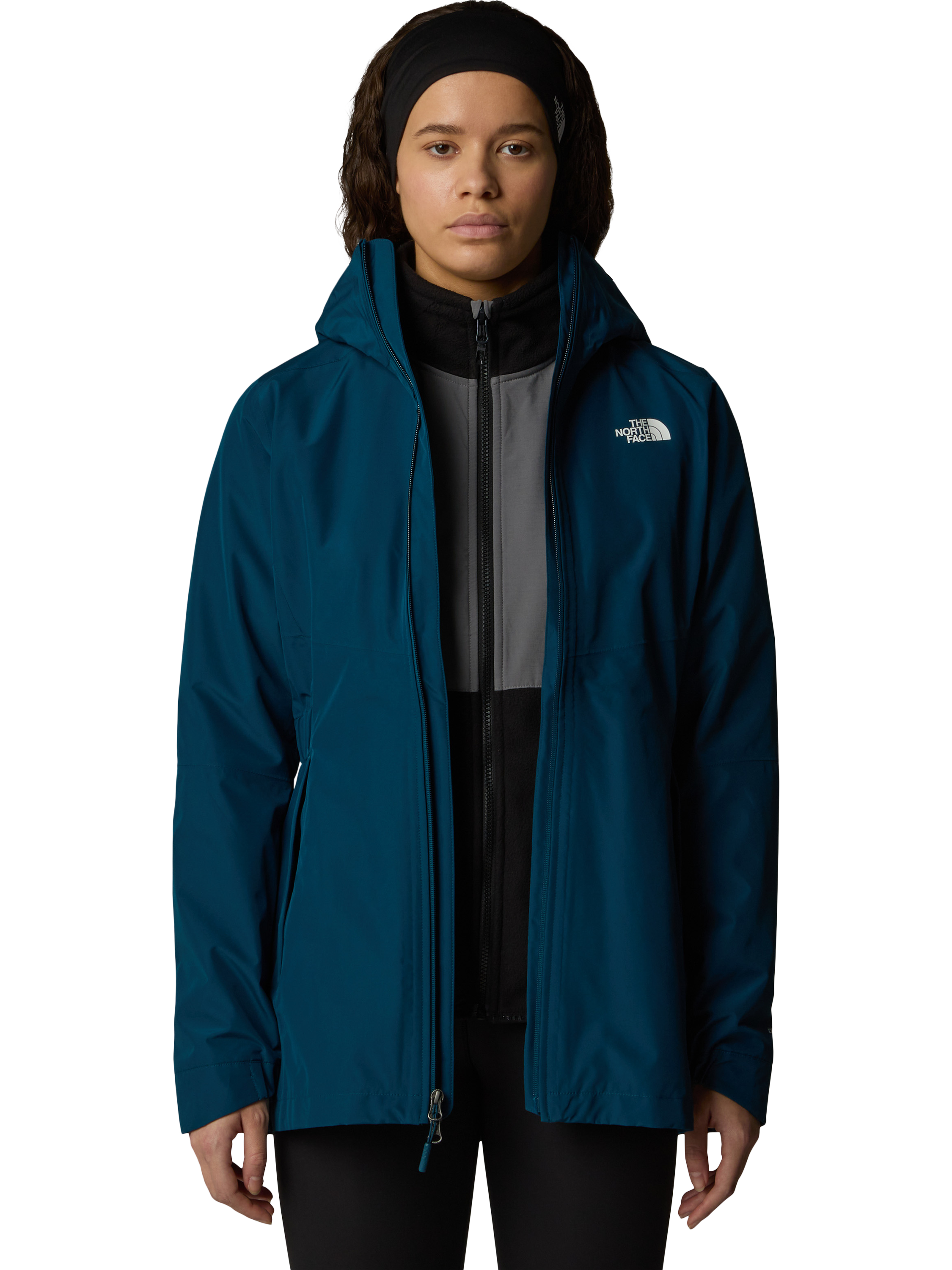 Product image 3 of 5, which shows The North Face Hikesteller Parka Shell Hooded Jacket, Midnight Petrol, S