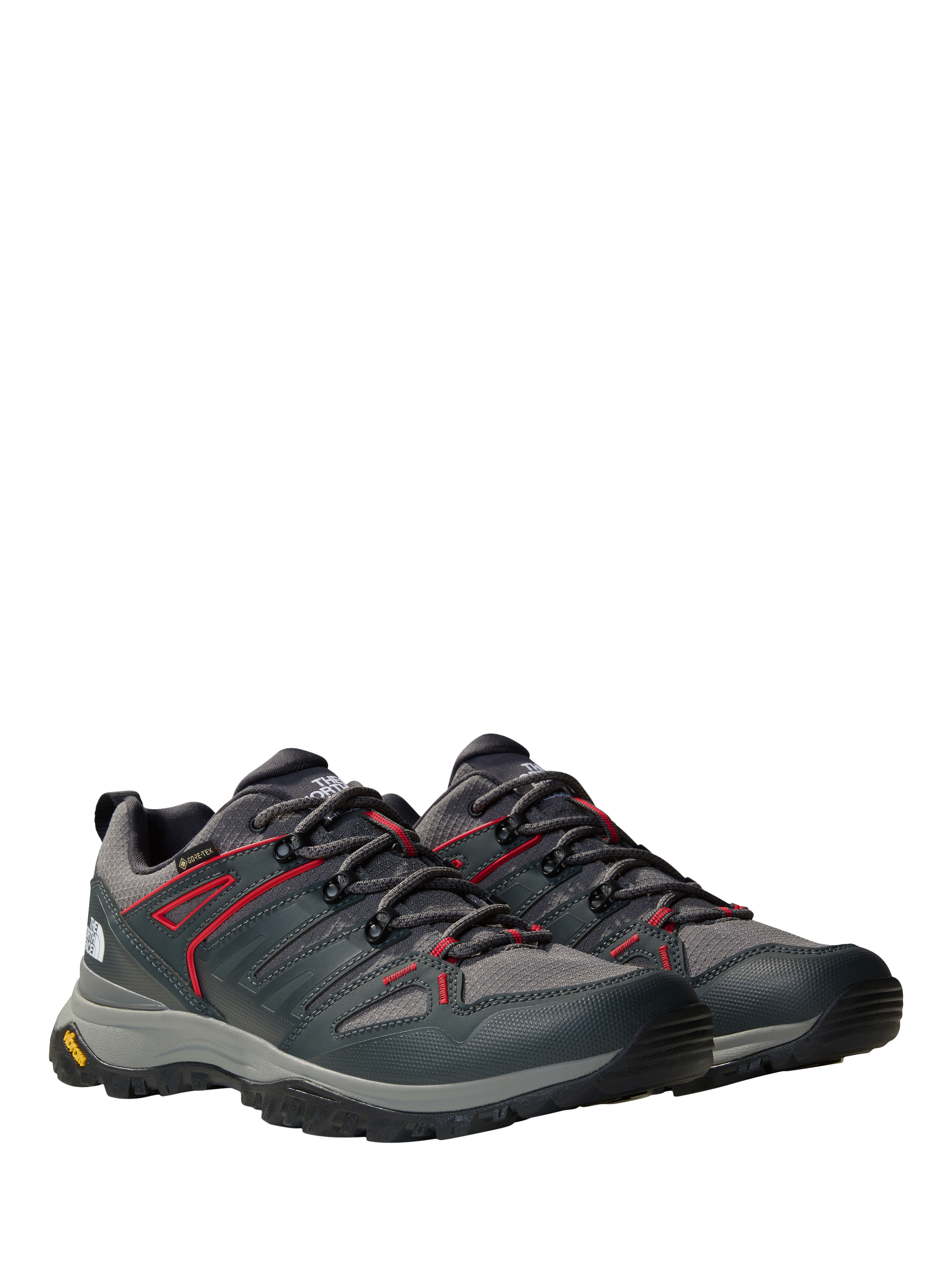 Product image 2 of 5, which shows The North Face Men's Hedgehog Gore-Tex Hiking Shoes, Grey Charcoal, 7