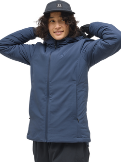 Haglöfs Women's Mimic Alert Hooded Jacket, Tarn Blue, Tarn Blue