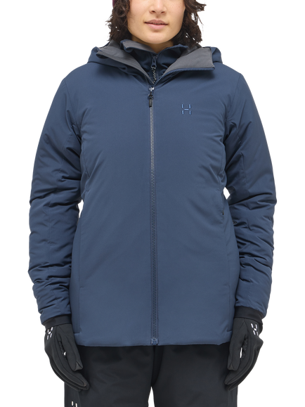 Haglöfs Women's Mimic Alert Hooded Jacket, Tarn Blue - view 2, Tarn Blue