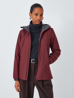 Haglöfs Women's Mimic Alert Hooded Jacket, Carmine Red, Carmine Red