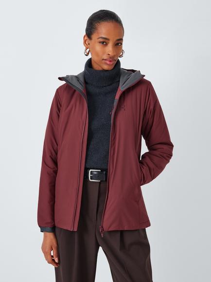 Haglöfs Women's Mimic Alert Hooded Jacket, Carmine Red, Carmine Red