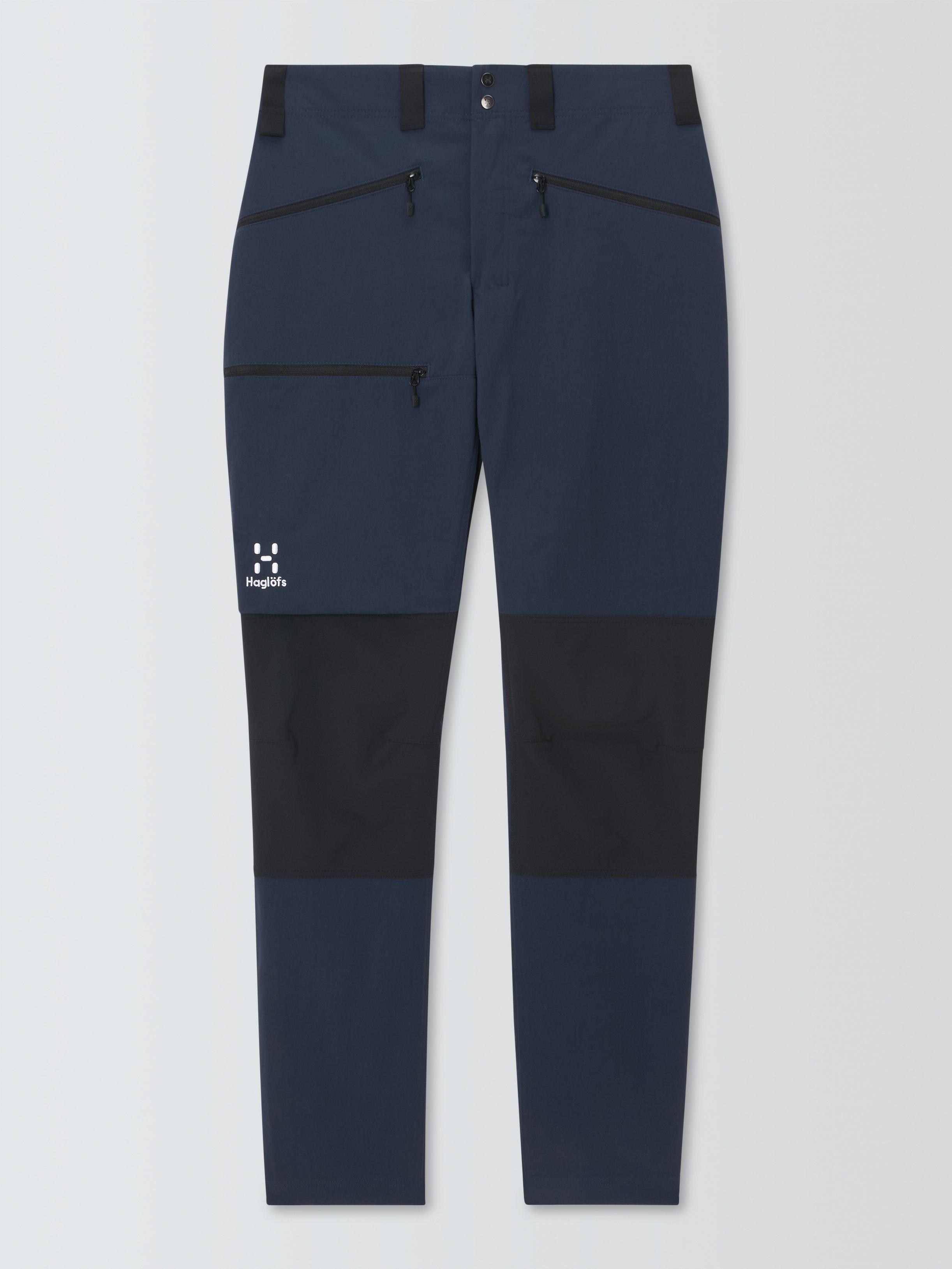 Haglöfs Mid Slim Hiking Trousers, Tarn Blue/True Black