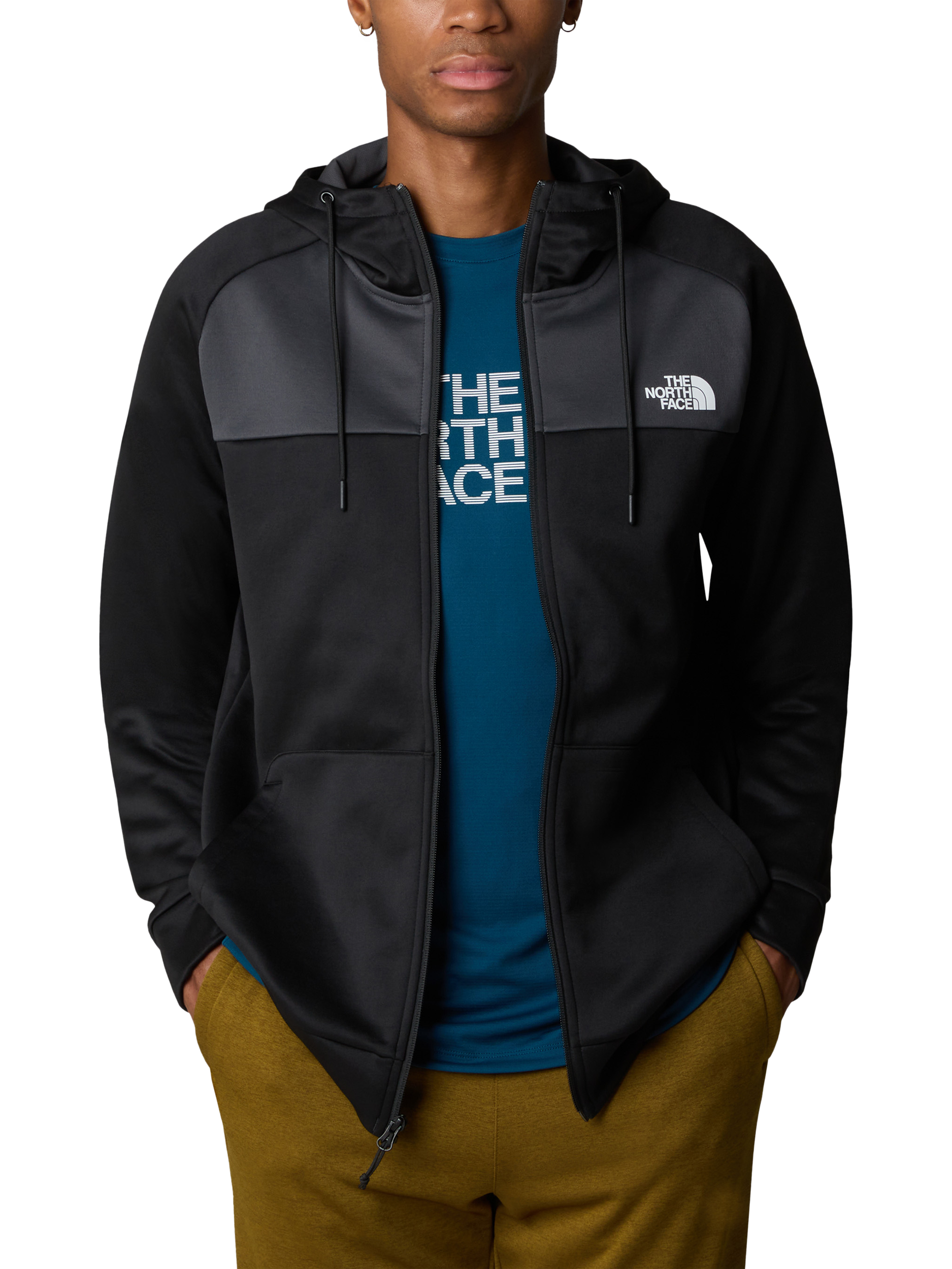 North face hooded fleece hotsell
