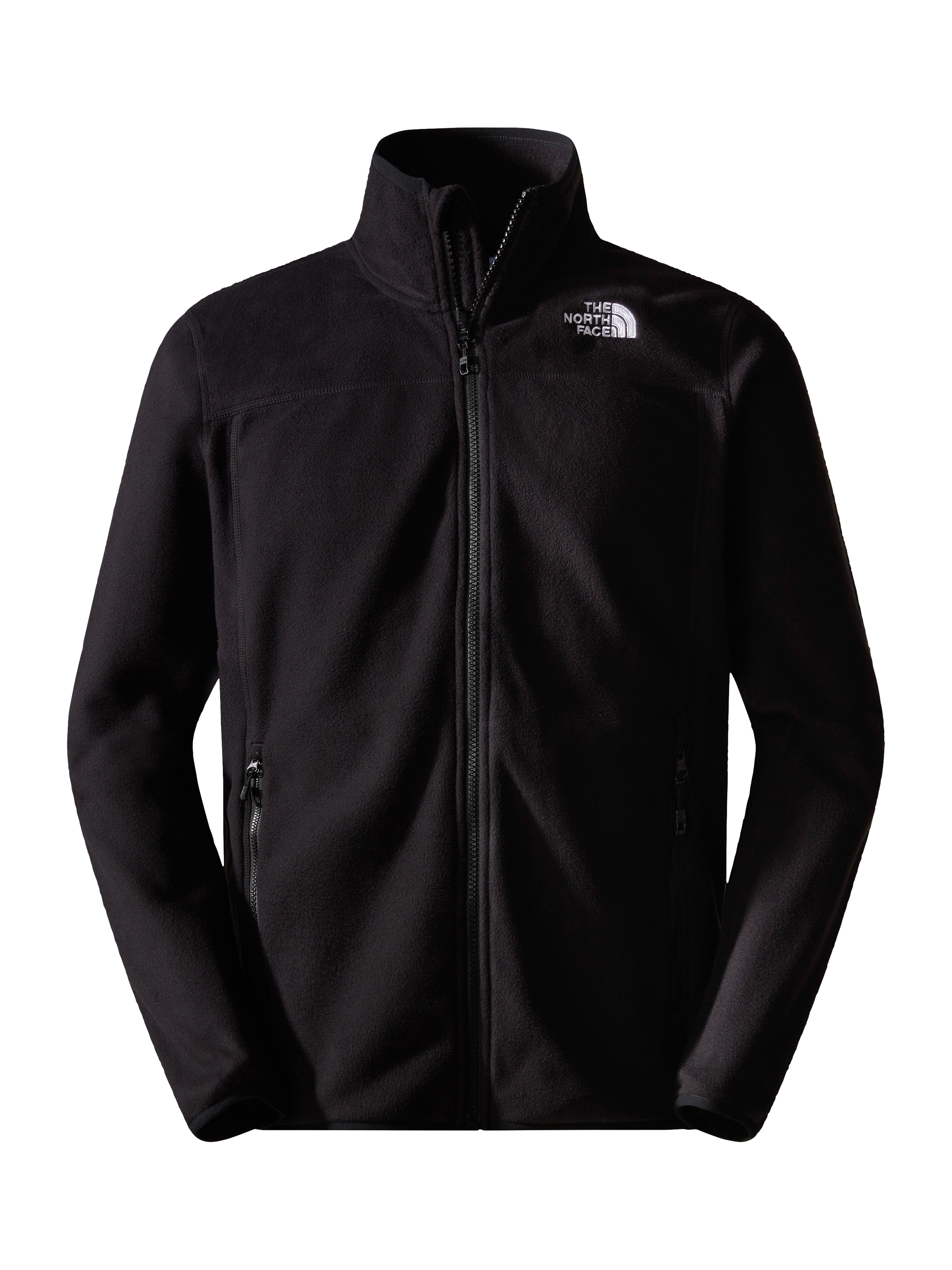 Product image 5 of 5, which shows The North Face Glacier Full Zip Men's Fleece, Black, S
