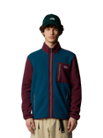 The North Face Yumiori Men's Full Zip Fleece, Plum/Smoked Pearl