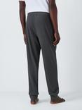 John Lewis Waffle Jogger Lounge Trousers, Grey Charcoal