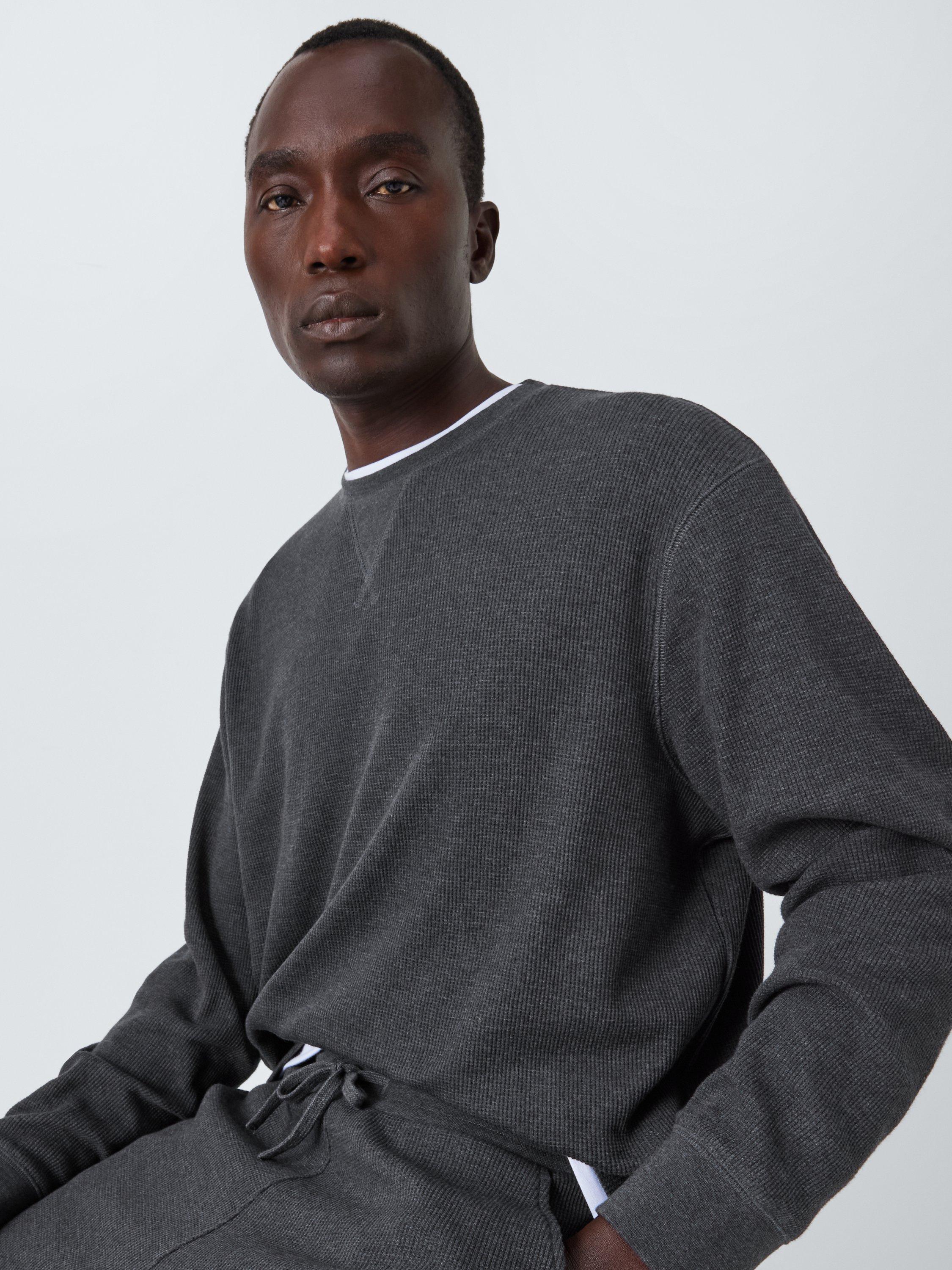 Product image 5 of 6, which shows John Lewis Waffle Shorts, Grey Charcoal, M