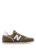 New Balance 373 Leather Blend Trainers, Brown