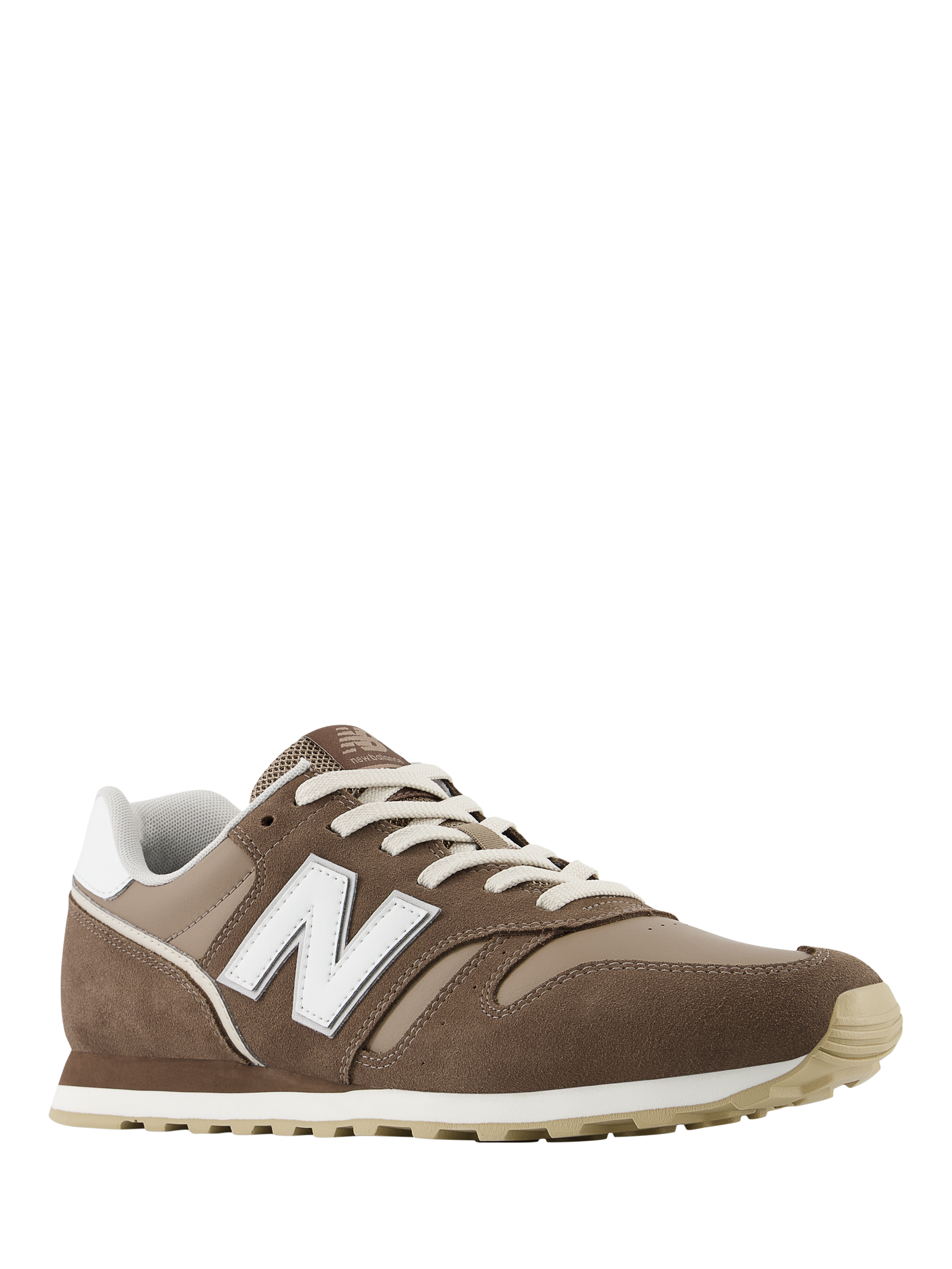 New Balance 373 Leather Blend Trainers Brown