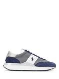 Ralph Lauren Train 89 Leather Blend Trainers, Navy / Grey