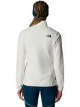 The North Face 100 Glacier Quarter Zip Fleece, White Dune