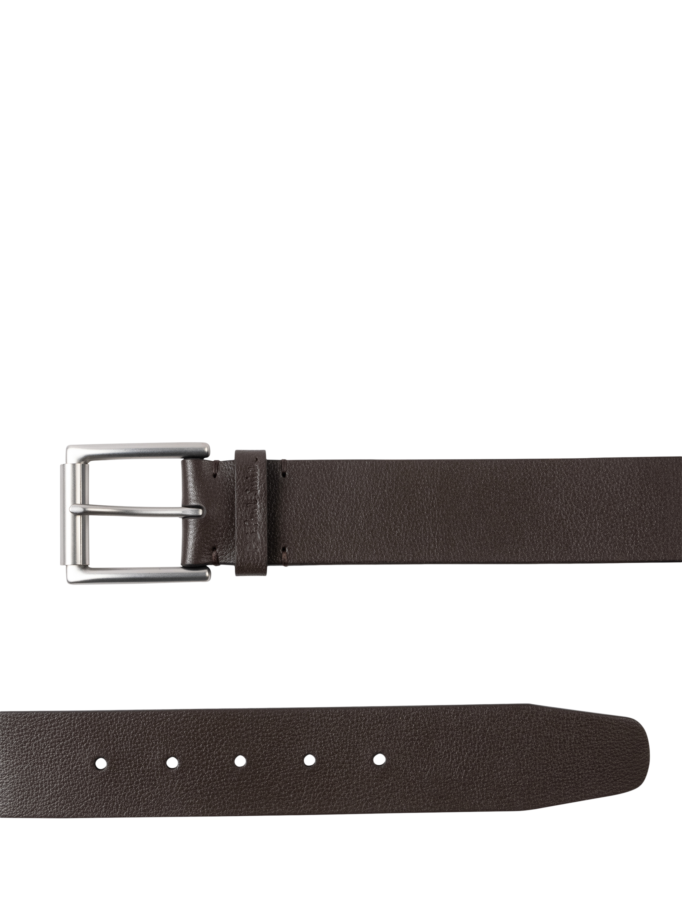 Product image 1 of 3, which shows Paul Smith Leather Belt, Brown, 38