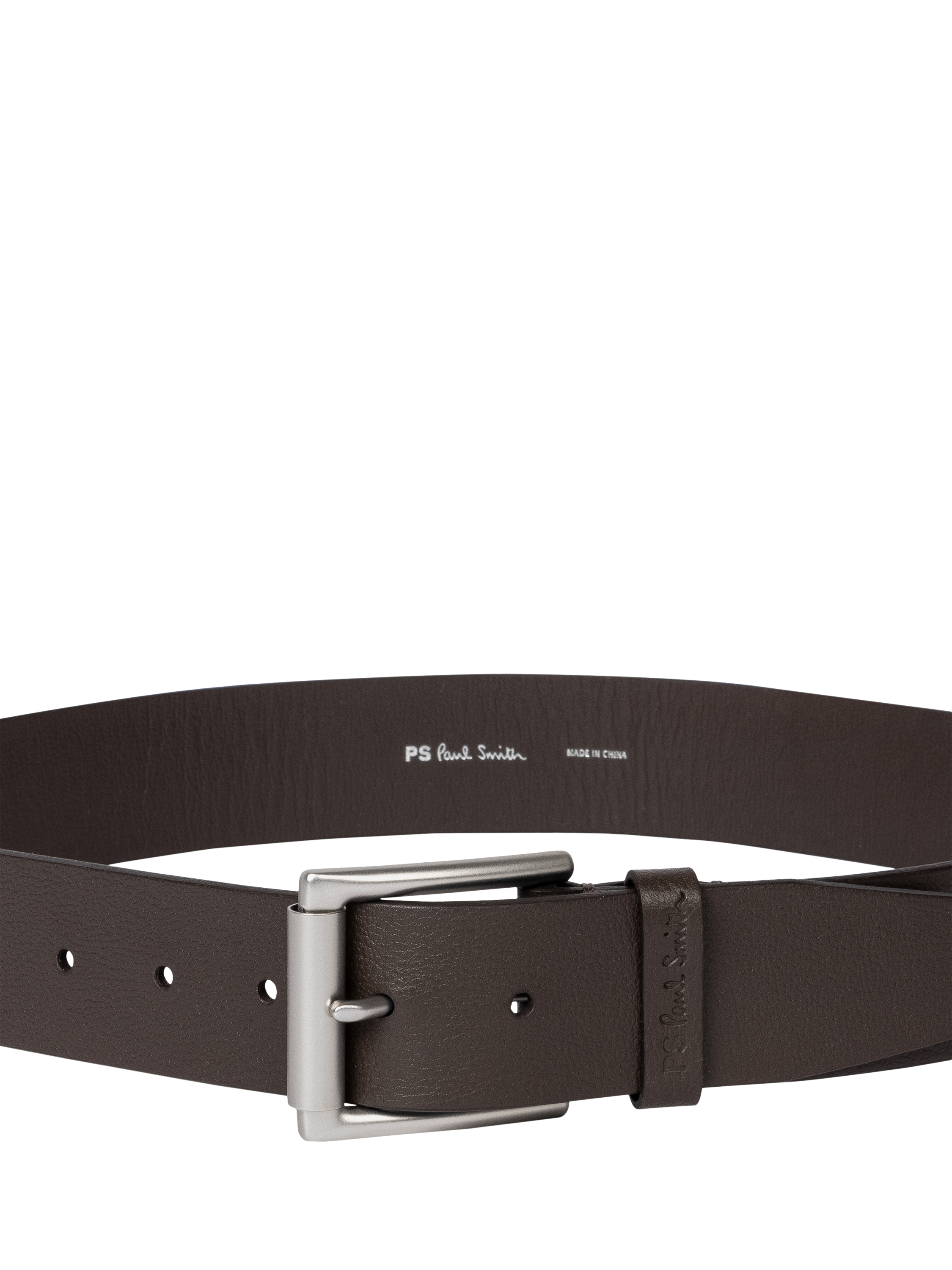 Product image 2 of 3, which shows Paul Smith Leather Belt, Brown, 38