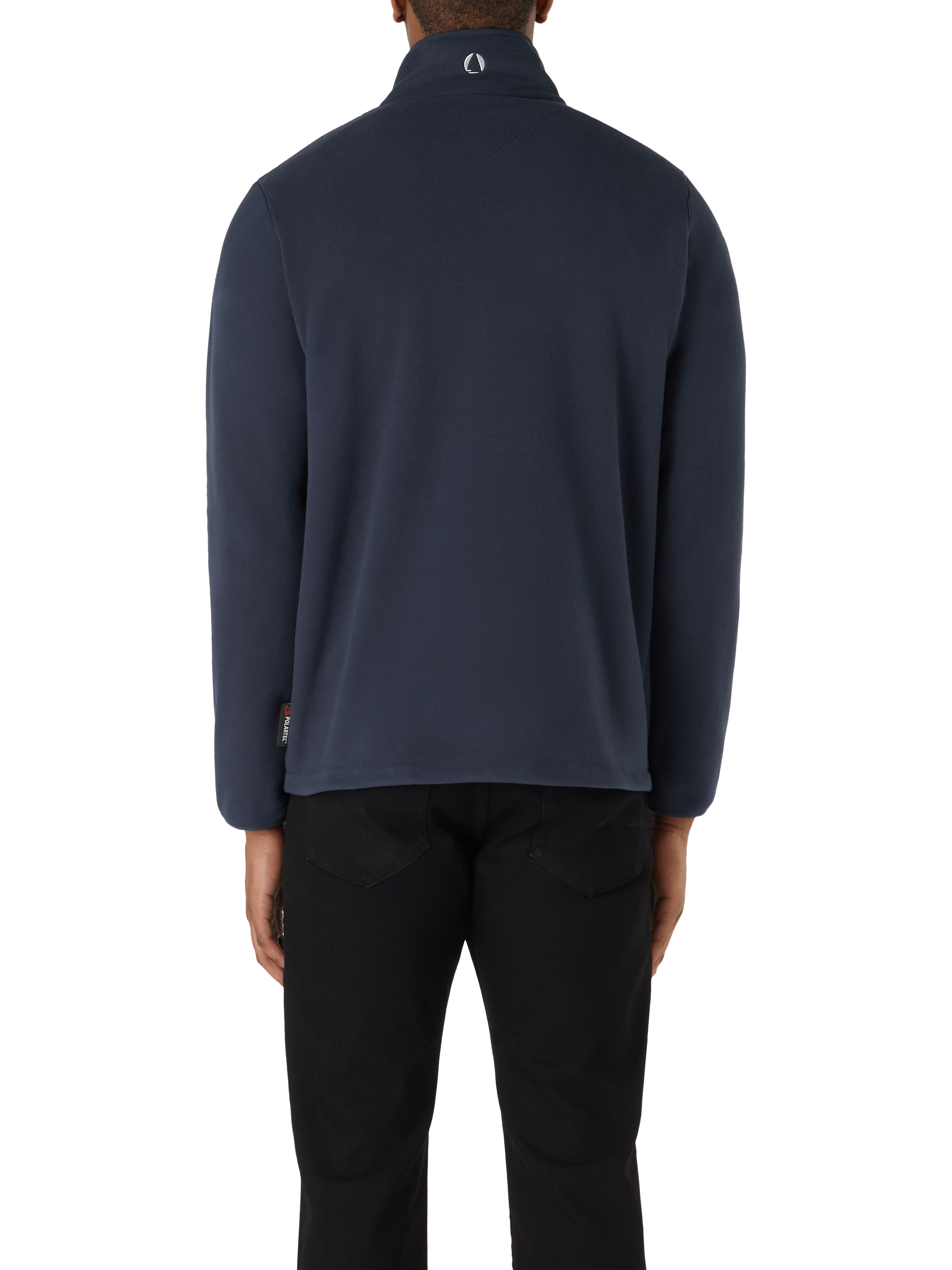 Product image 2 of 5, which shows Musto Nautic Polartec® Snap Pullover Fleece, Navy, S