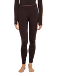 Icebreaker Women's Merino Wool 260 ZoneKnit Leggings, Bittersweet