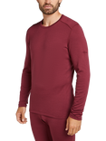 Icebreaker Men's 260 Tech Long Sleeve Crew Top, Port