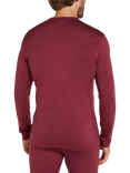 Icebreaker Men's 260 Tech Long Sleeve Crew Top, Port