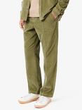 Lacoste Straight Fit Velour Trousers, Khaki