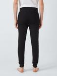 Ralph Lauren Waffle-Knit Sleep Joggers, Black