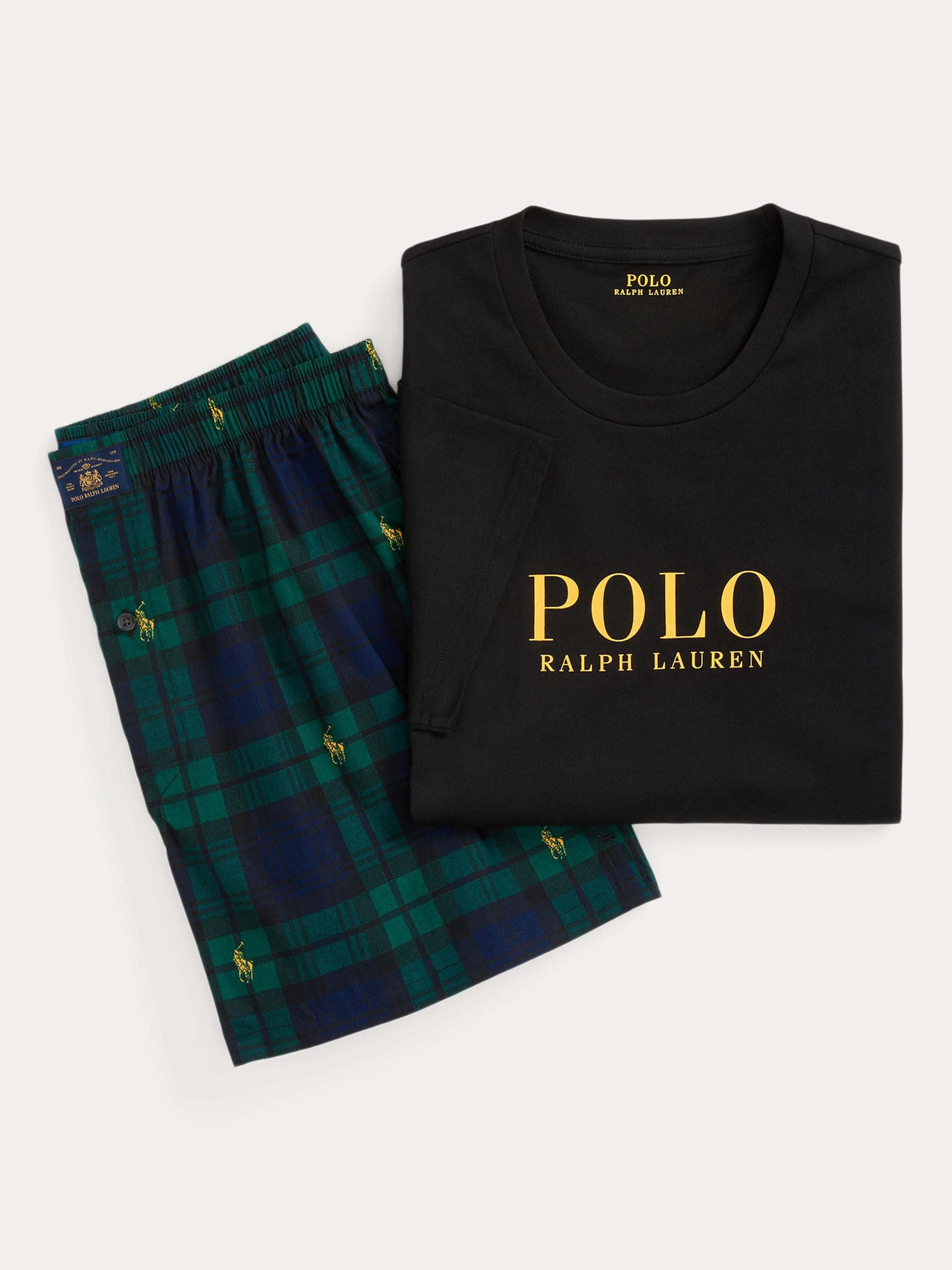 Polo Ralph Lauren Short Sleeve Pyjama Gift Set Black