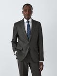 John Lewis Super 100's Birdseye Wool Regular Suit Blazer, Charcoal