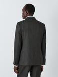 John Lewis Super 100's Birdseye Wool Regular Suit Blazer, Charcoal