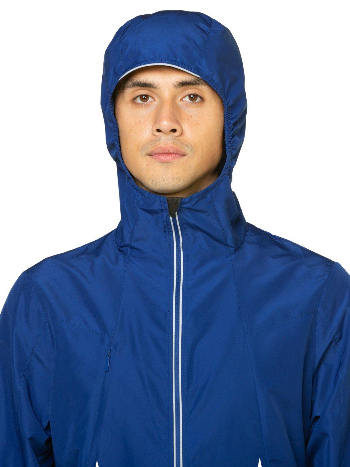 Product image 8 of 10, which shows Ronhill Men's Lightweight Reflective Jacket, Blue Ocean, S