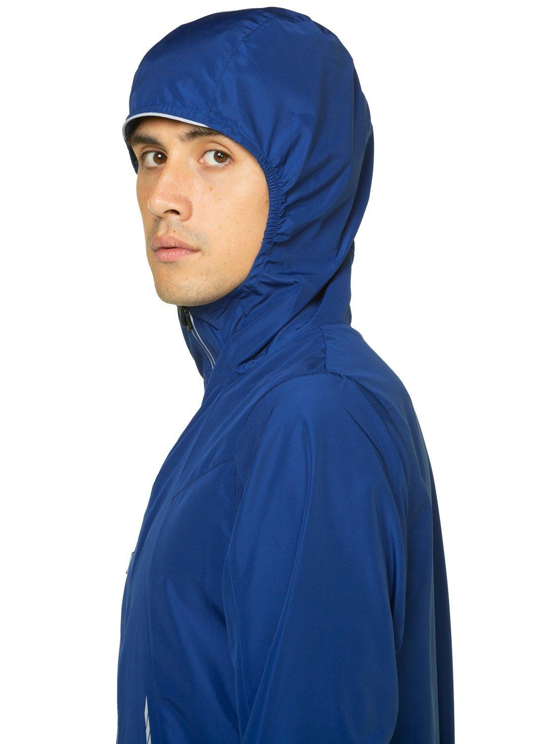 Product image 9 of 10, which shows Ronhill Men's Lightweight Reflective Jacket, Blue Ocean, S