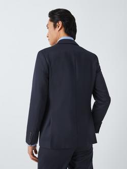 John Lewis Washable Regular Fit Notch Lapel Suit Jacket - view 2, Navy