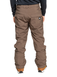 Quiksilver Men's DryFlight Waterproof Snow Pants, Canteen