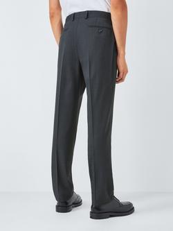 John Lewis Washable Wool Blend Regular Fit Suit Trousers - view 2, Charcoal