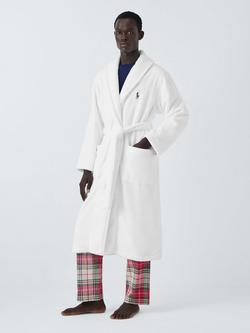 Ralph Lauren Terry Towelling Robe, White, White