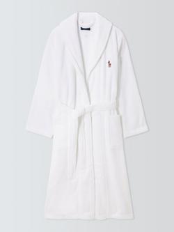 Ralph Lauren Terry Towelling Robe, White - view 2, White
