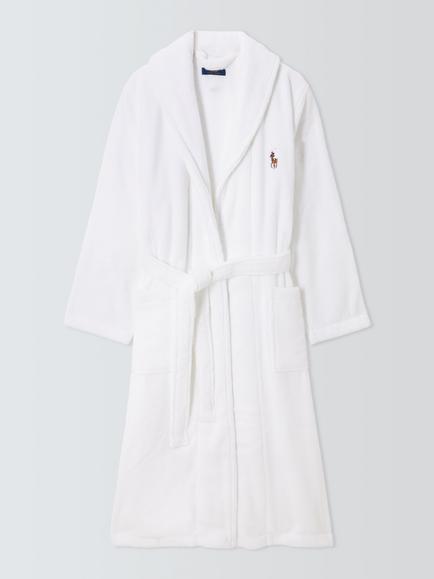 Ralph Lauren Terry Towelling Robe, White - view 2, White