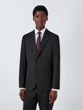 John Lewis Washable Regular Fit Notch Lapel Suit Jacket, Black