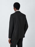 John Lewis Washable Regular Fit Notch Lapel Suit Jacket, Black