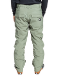 Quiksilver Men's DryFlight Waterproof Snow Pants, Sea Spray