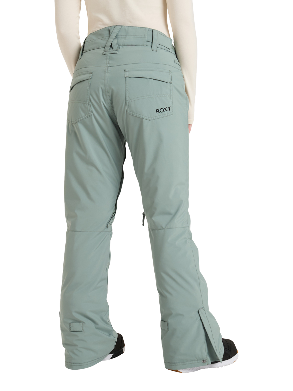 Product image 2 of 9, which shows Roxy Women's Backyard Ski Trousers, Lily Pad, S