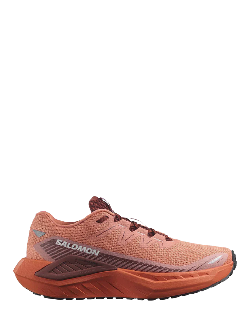 Product image 1 of 4, which shows Salomon DRX DEFY GRVL Running Shoes, Canyon Clay/Ginger, 6.5