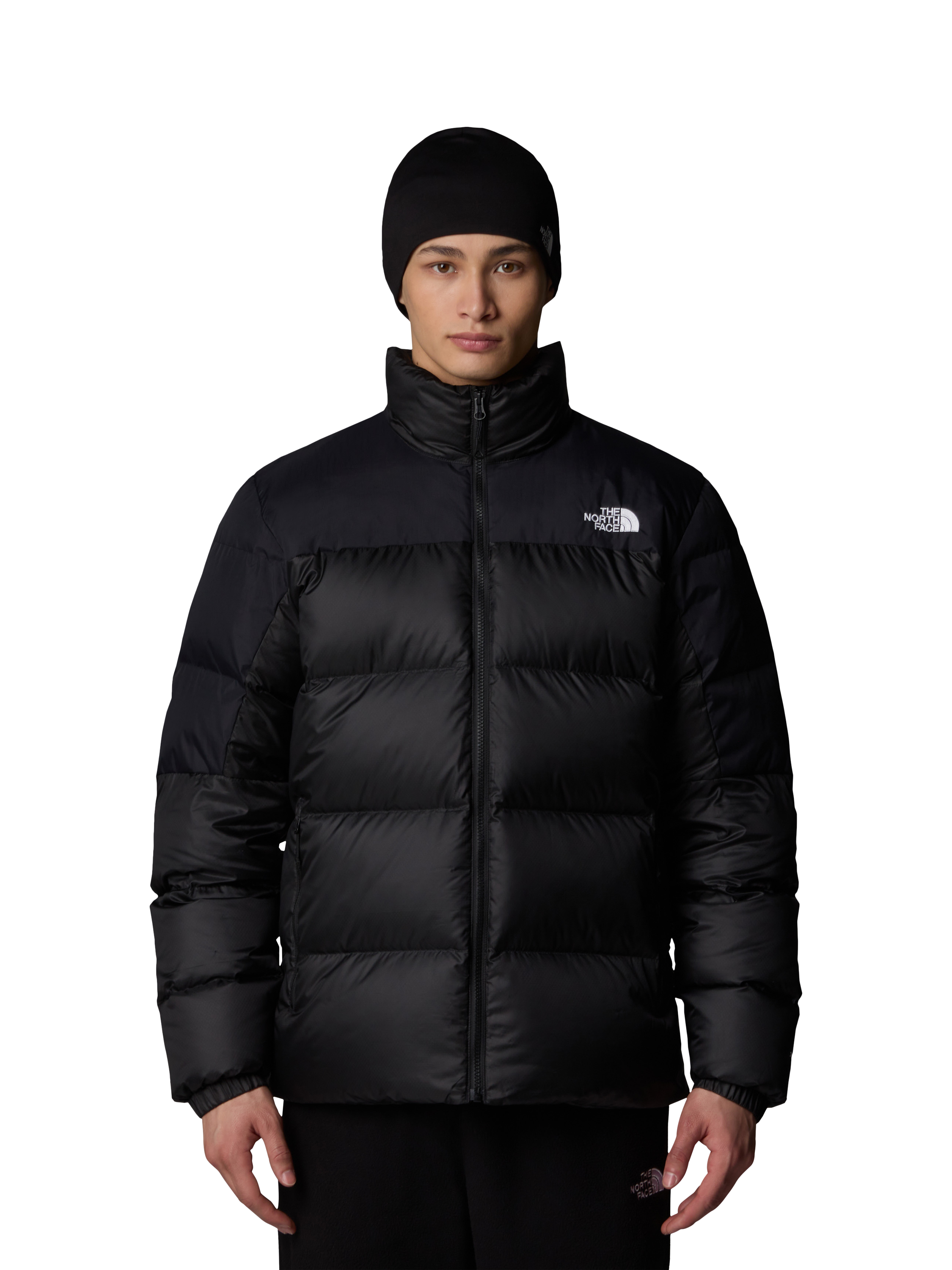 Product image 1 of 5, which shows The North Face Diablo Down Insulated 2.0 Jacket, TNF Black/Heather, L