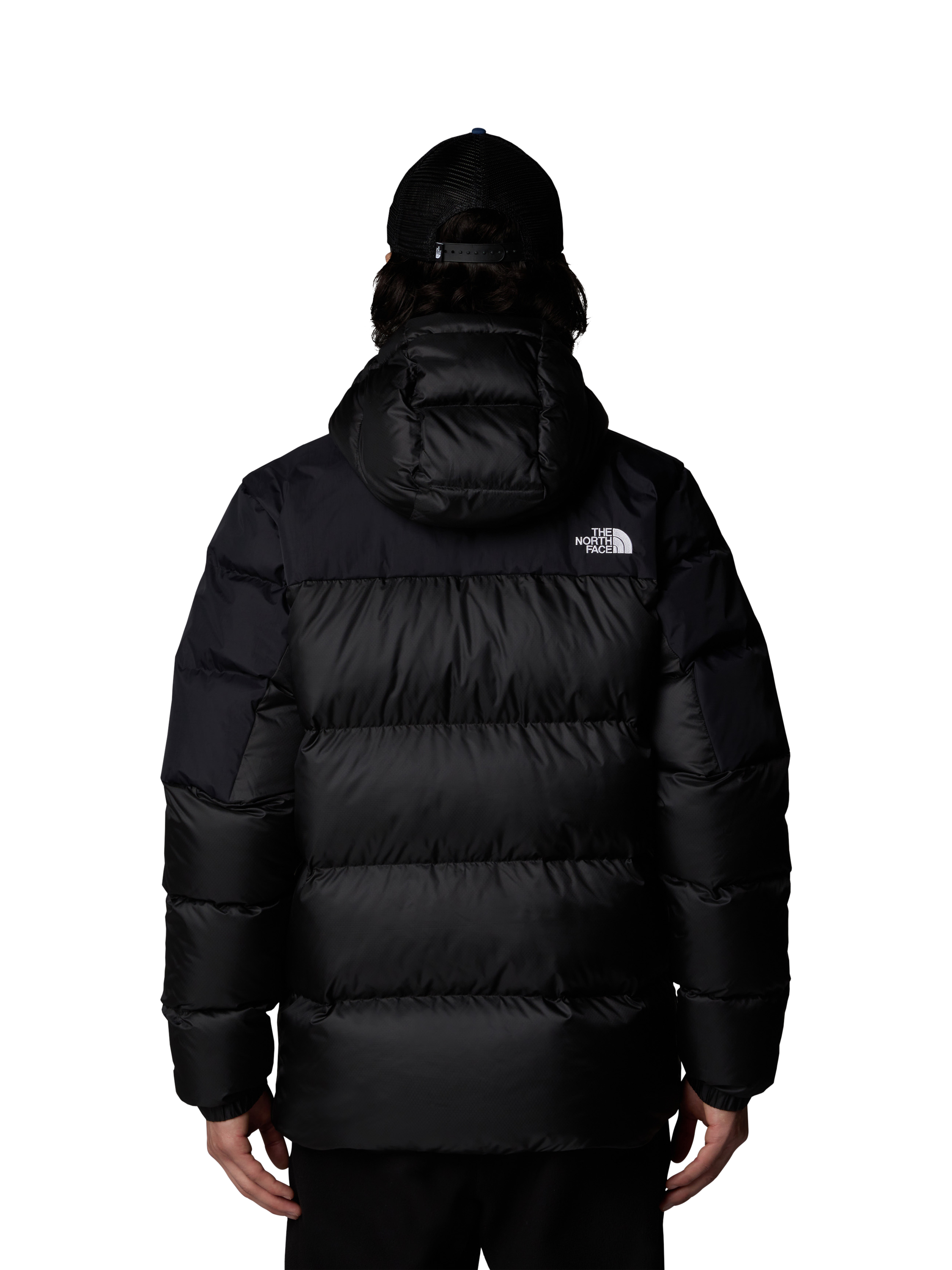 Product image 2 of 5, which shows The North Face Diablo Down Insulated 2.0 Hooded Jacket, TNF Black Heather, S