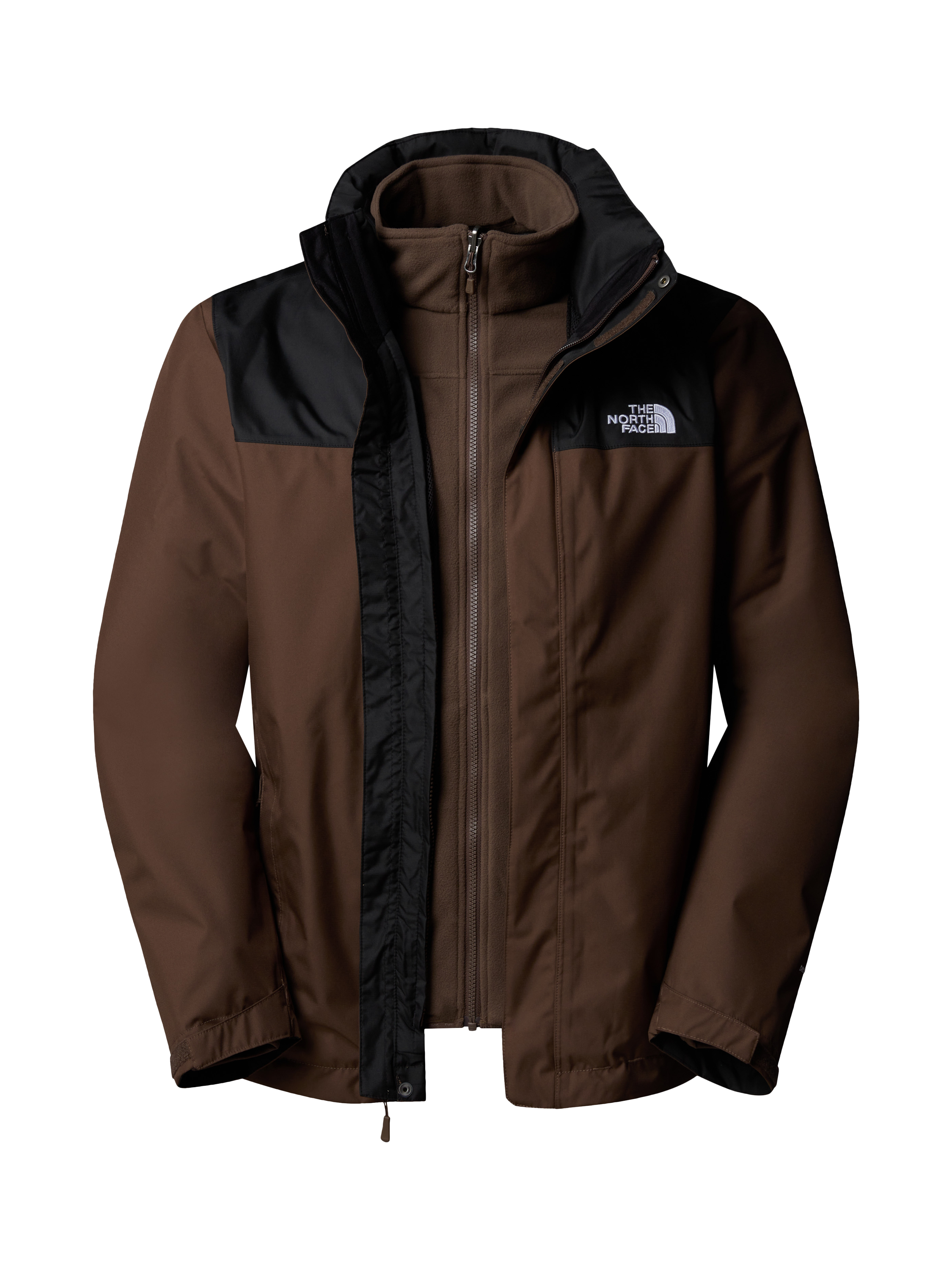 The North Face Men s Evolve II Triclimate 3 in 1 Jacket Brown tnf Black