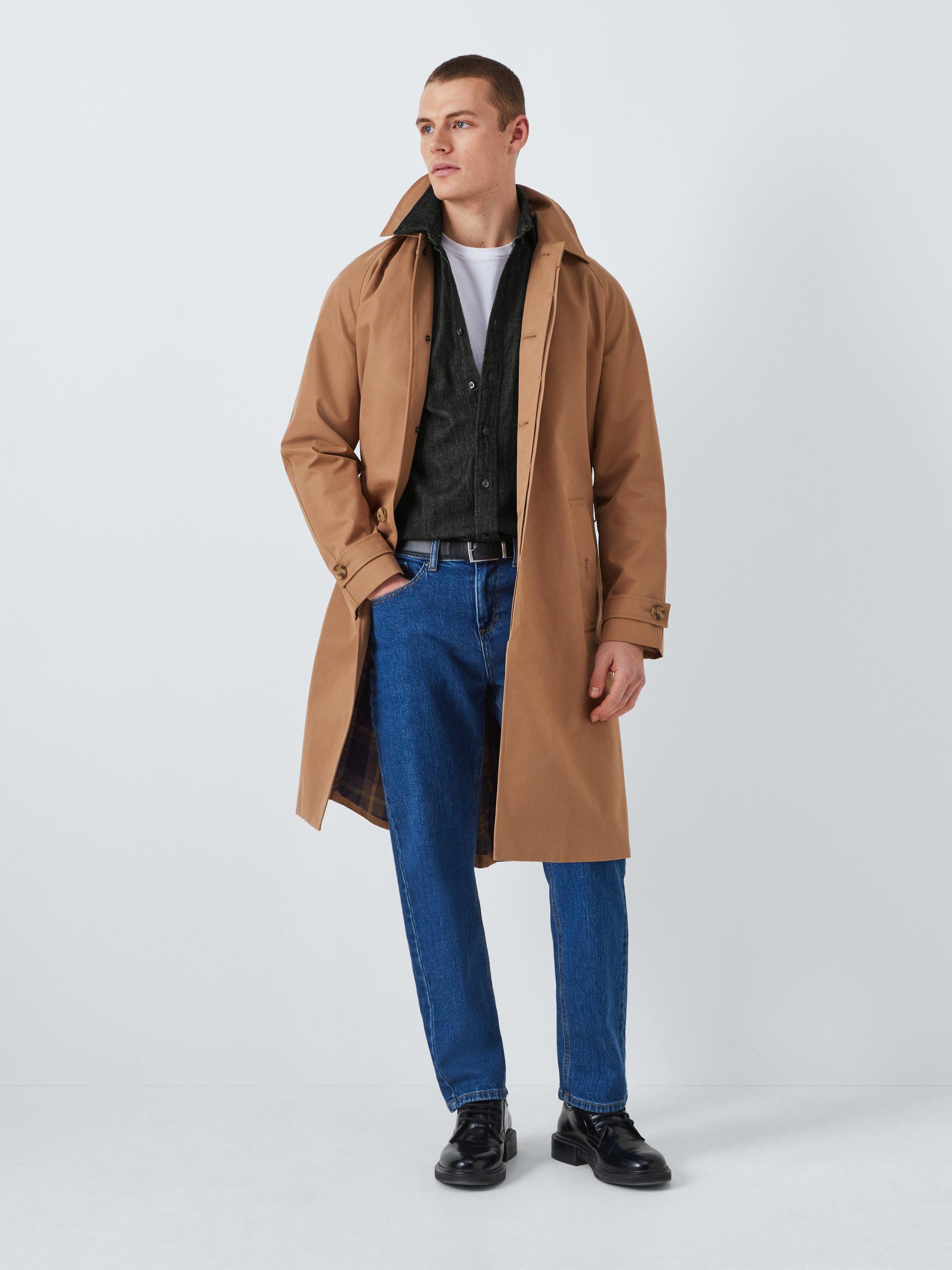 Product image 3 of 6, which shows John Lewis Regular Fit Long Sleeve Shirt, Denim Blue, S