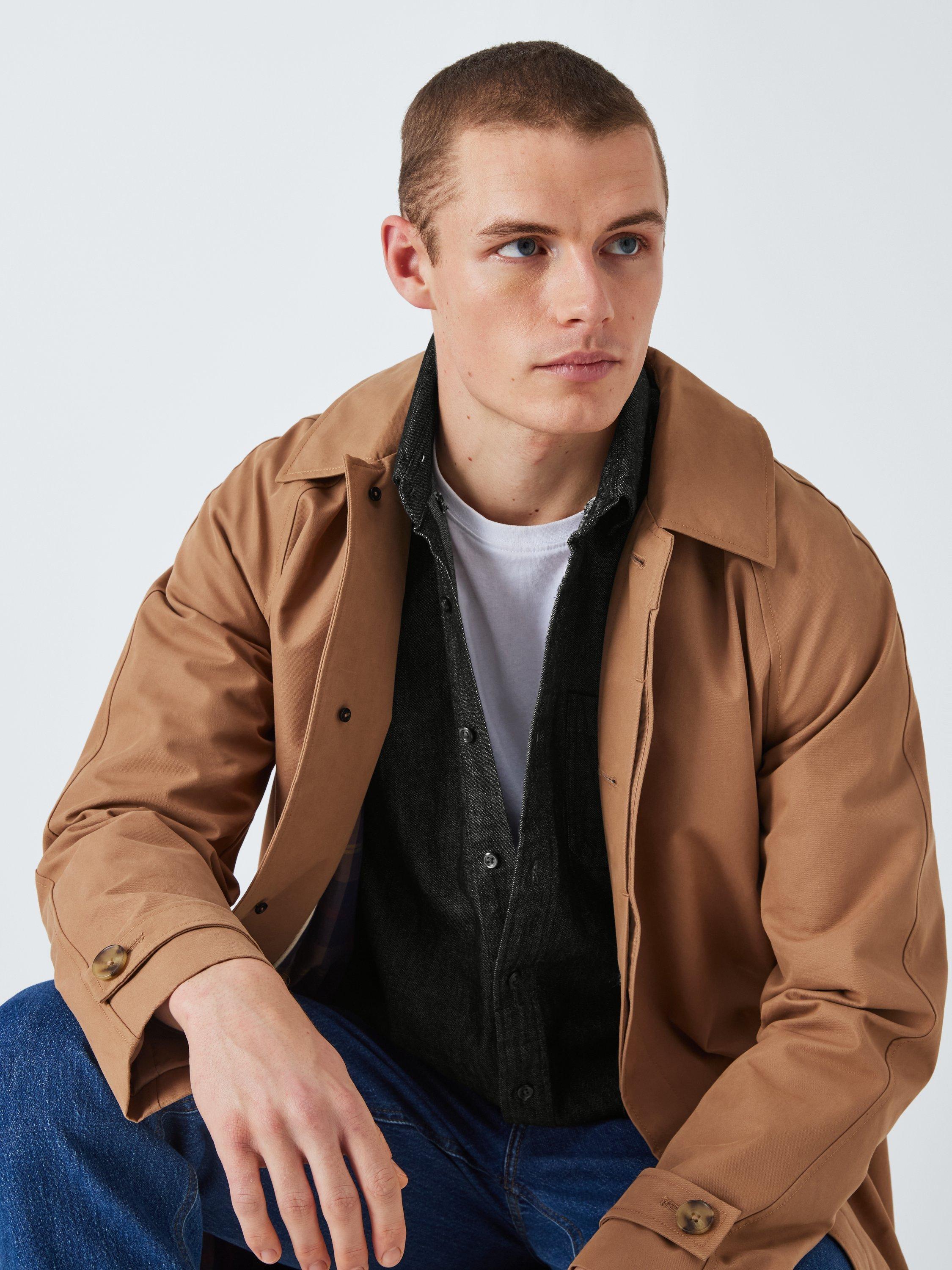Product image 5 of 6, which shows John Lewis Regular Fit Long Sleeve Shirt, Denim Blue, S